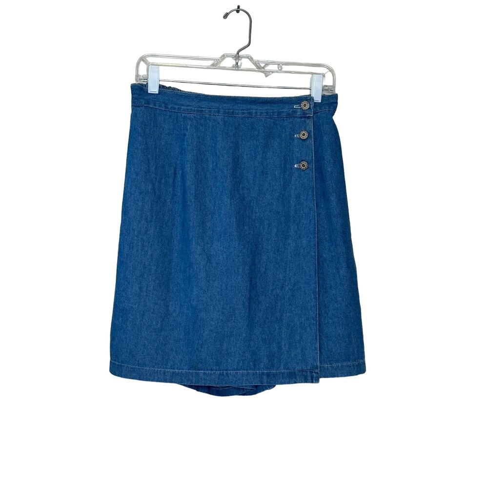 Vintage Studio denim shorts with front flap size Large